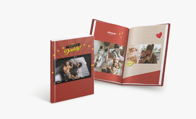 8 x 11 Portrait Standard Bind Imagewrap Hardcover Photobook